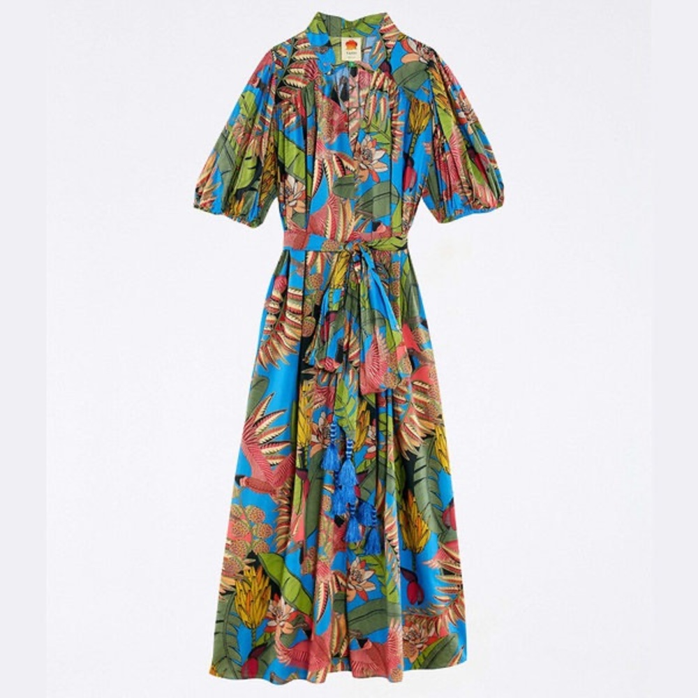 Farm Rio Totally Tuiuiu Maxi Dress, Large